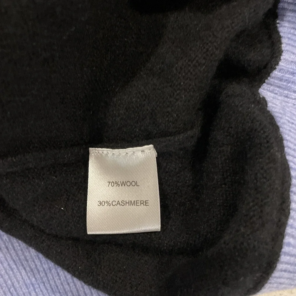 Greyson‎ Mens Small Sebonack Wool Cashmere 1/4 Zip Milwaukee Bucks Black Sweater